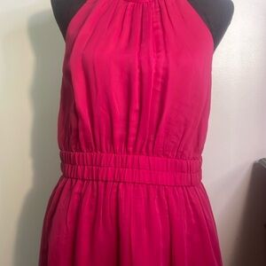 Lilly Pulitzer Pink Ruched Halter Sundress